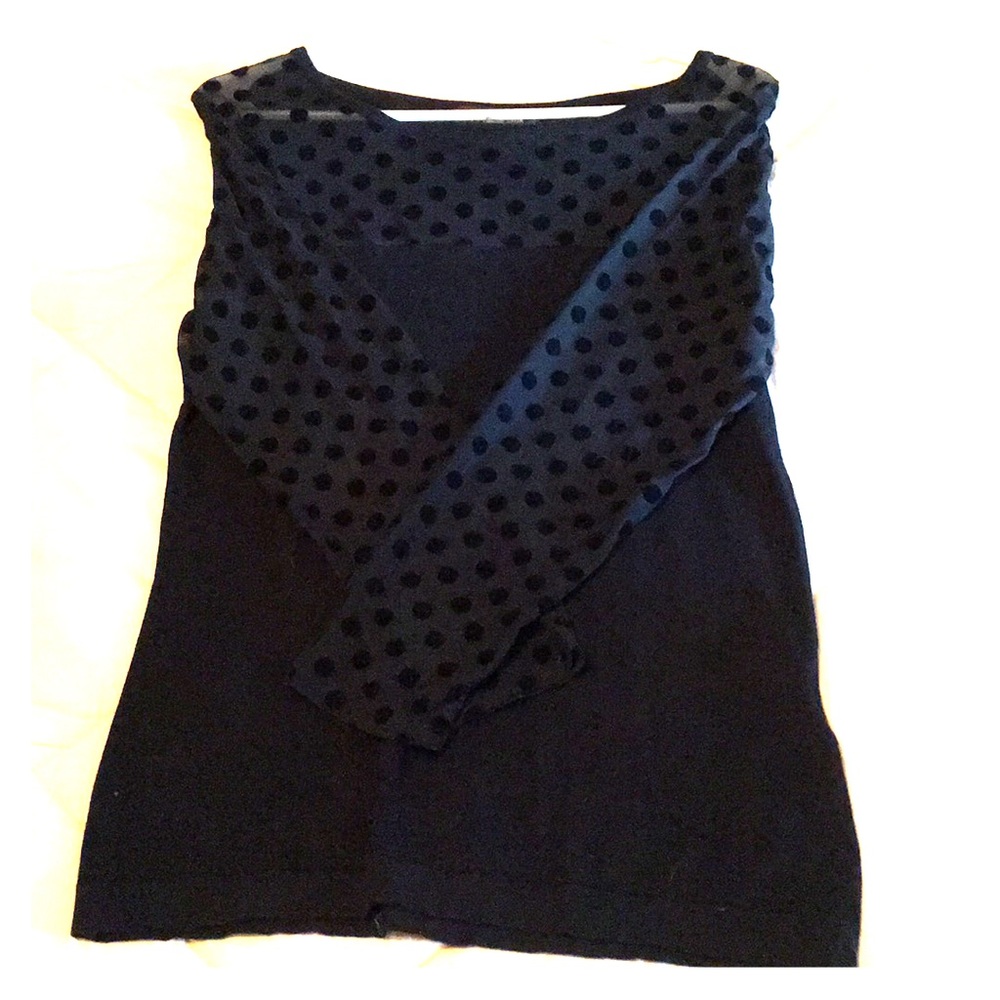 August Silk black work shirt